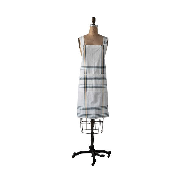 Apron - Blue & Marigold Plaid image 0