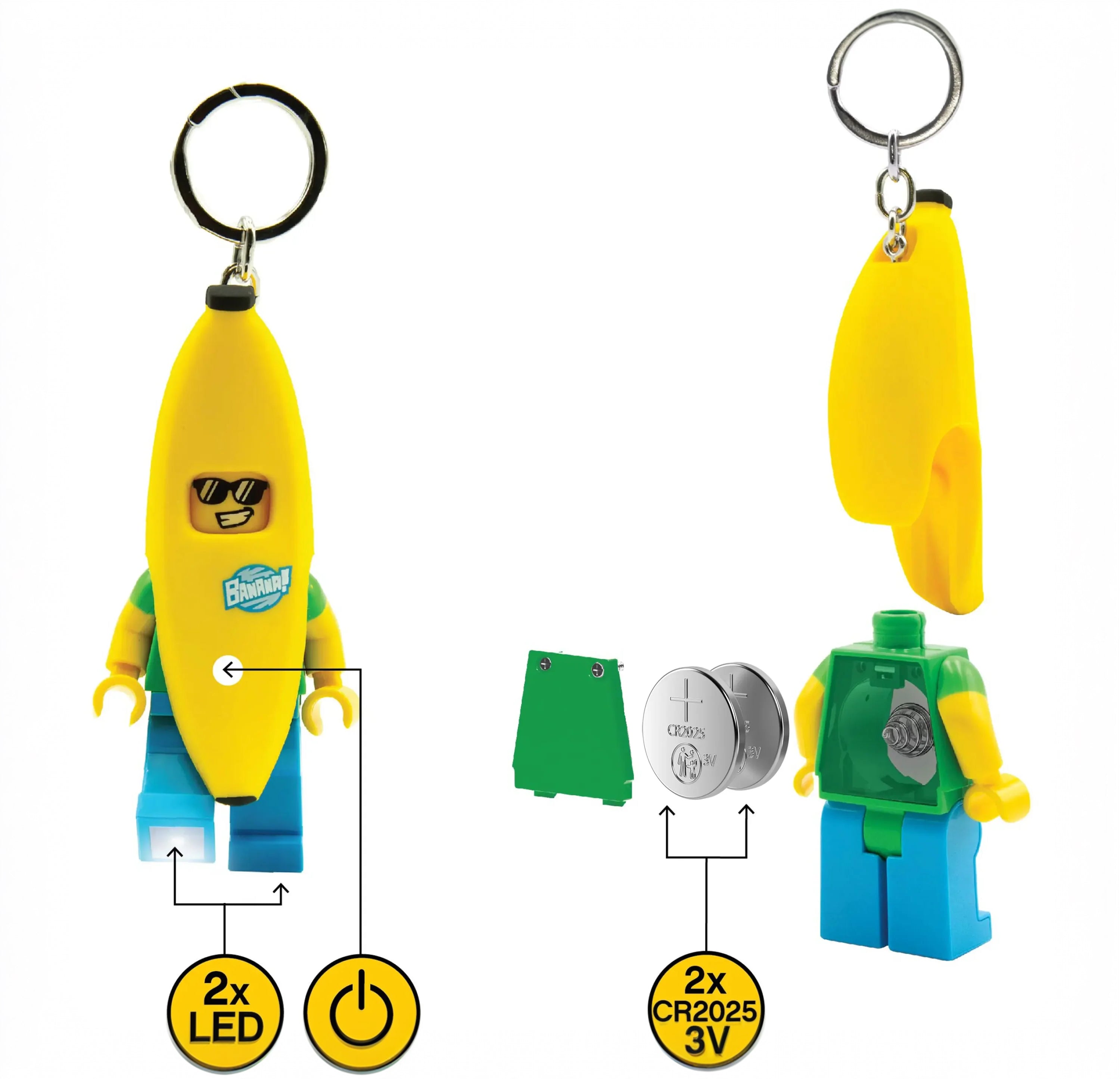 Lego Keychain - Banana image 2
