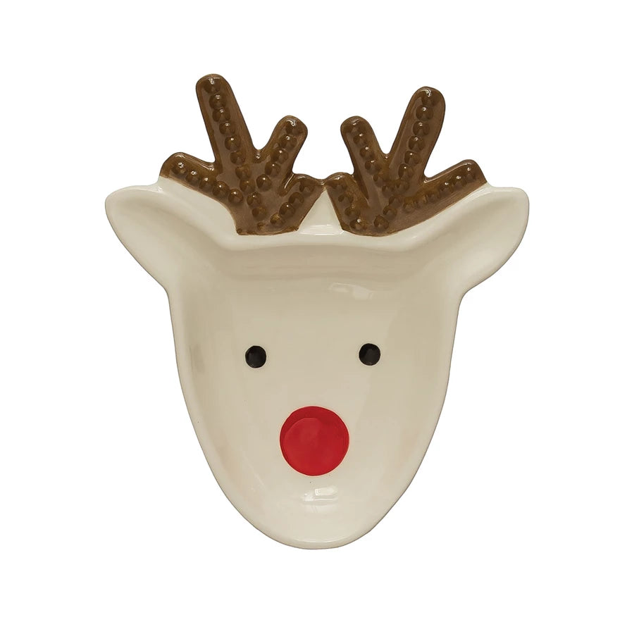 Ceramic Reindeer Plate image 0