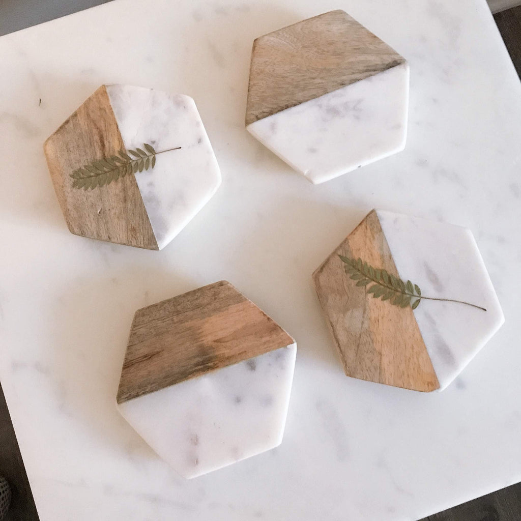 Hexagon Coasters-Set of 4 image 3