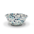 Catalina Enamelware Small Serving Bowl: Blue Tides