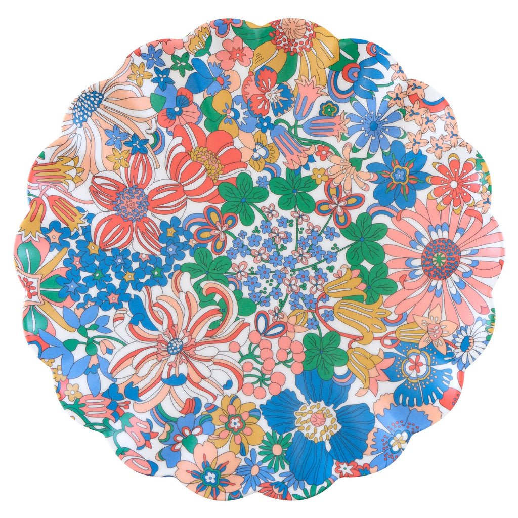 Meri Meri x Liberty Garden Party Reusable Large Plates