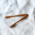 Horsetail Tongs - Teak image 0