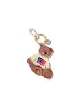 Americana Teddy Bear Bag Charm