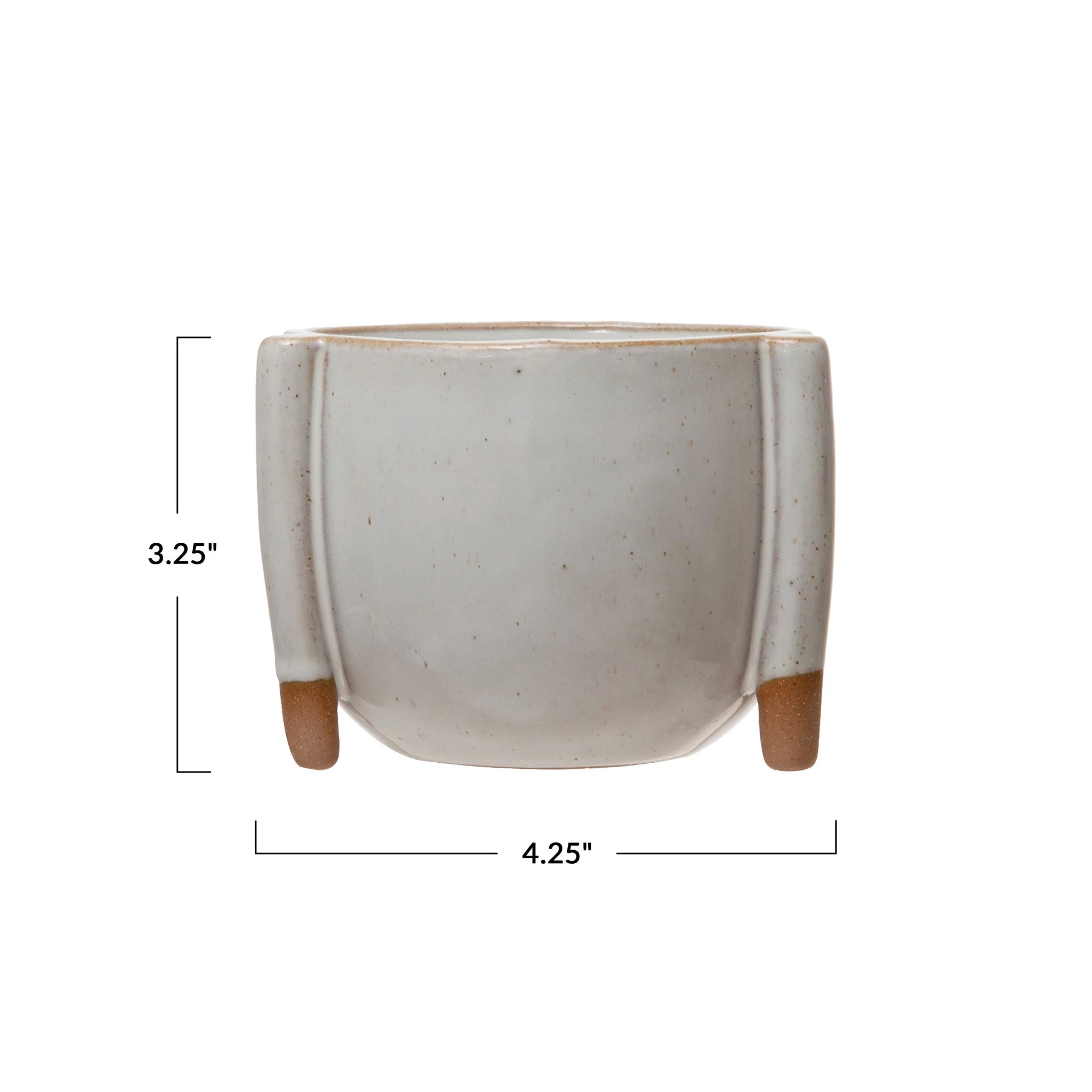 Stoneware Footed Planter image 3