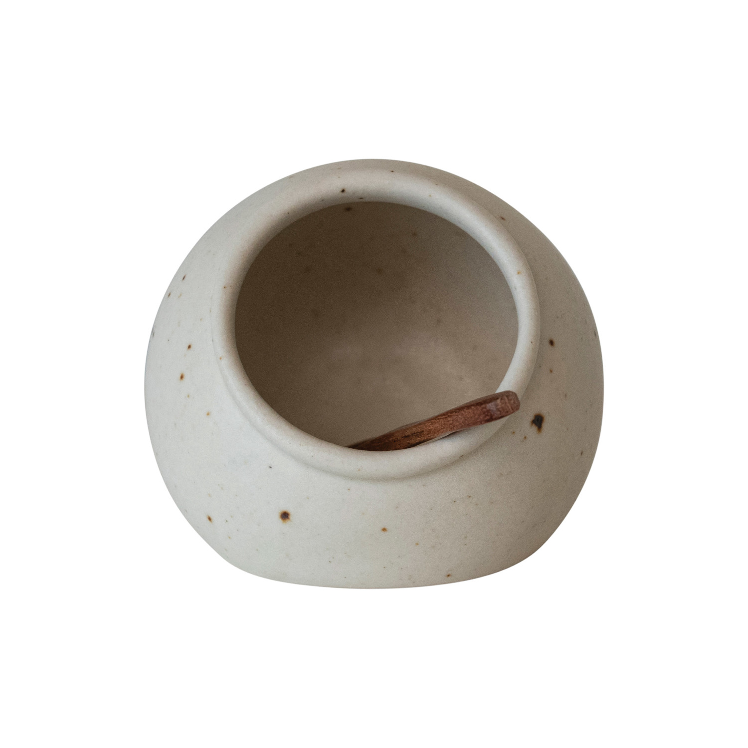 Salt Cellar with Wood Spoon image 1