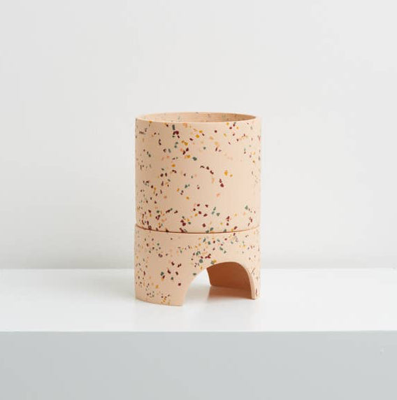 Archie Planter - Salt Terrazzo