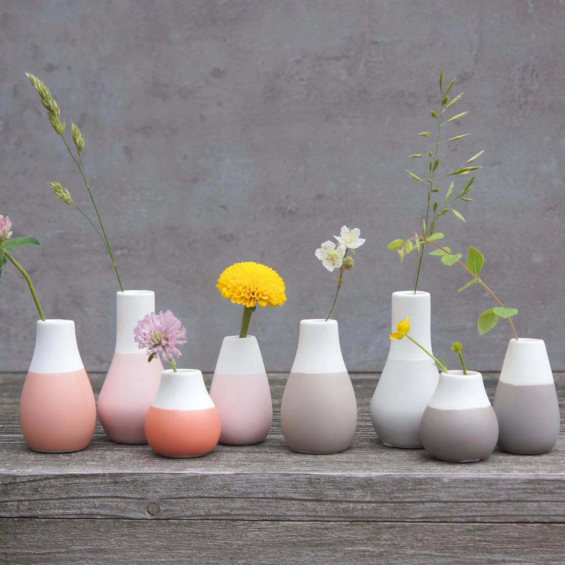 Two Tone Mini Vase Set image 2