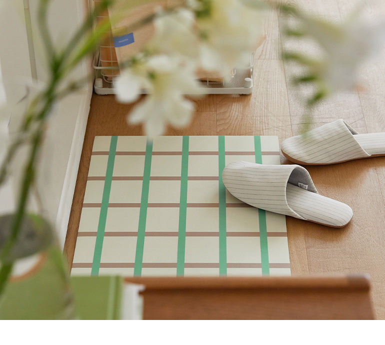 Diatomaceous Earth Bath Mat - Biscotti