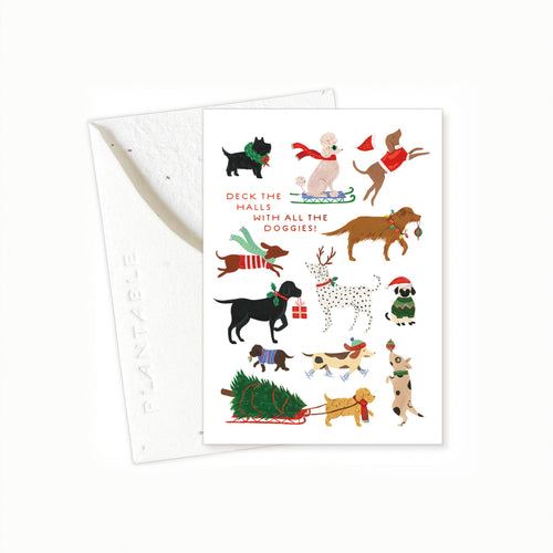 12 Dogs of Christmas - Holiday Card (Mini) image 0