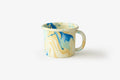 BORNN Multi Swirl Enamelware 12 oz Mug: Lemon Cream Swirl