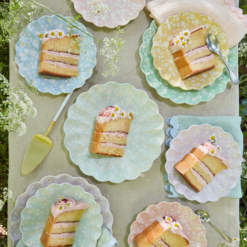 Floral Bamboo Plates image 2