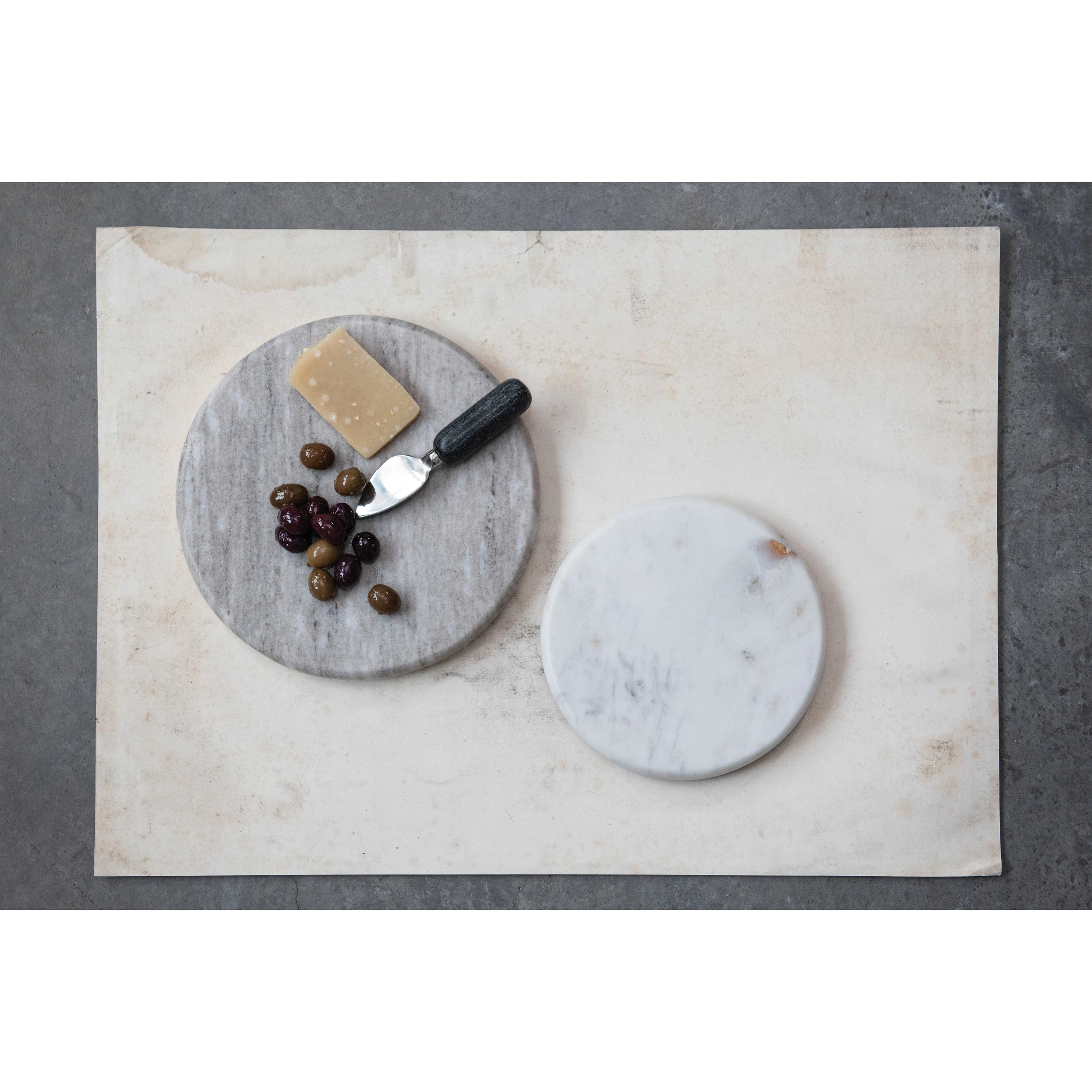 Round Marble Reversible Serving Board image 3