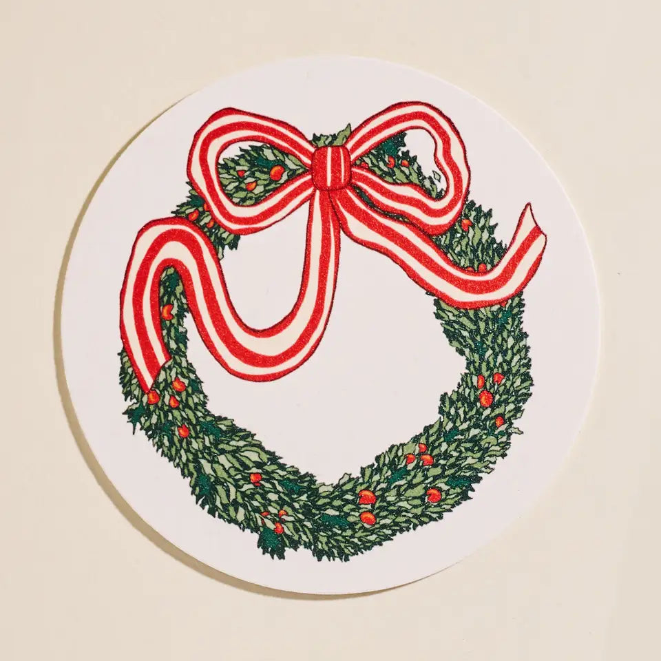 Holiday Wreath Coasters image 1