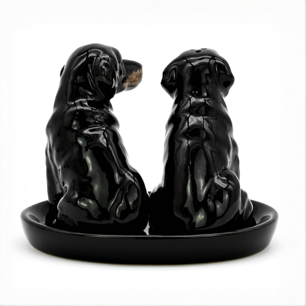 Salt and Pepper Shaker - Black Labrador image 2