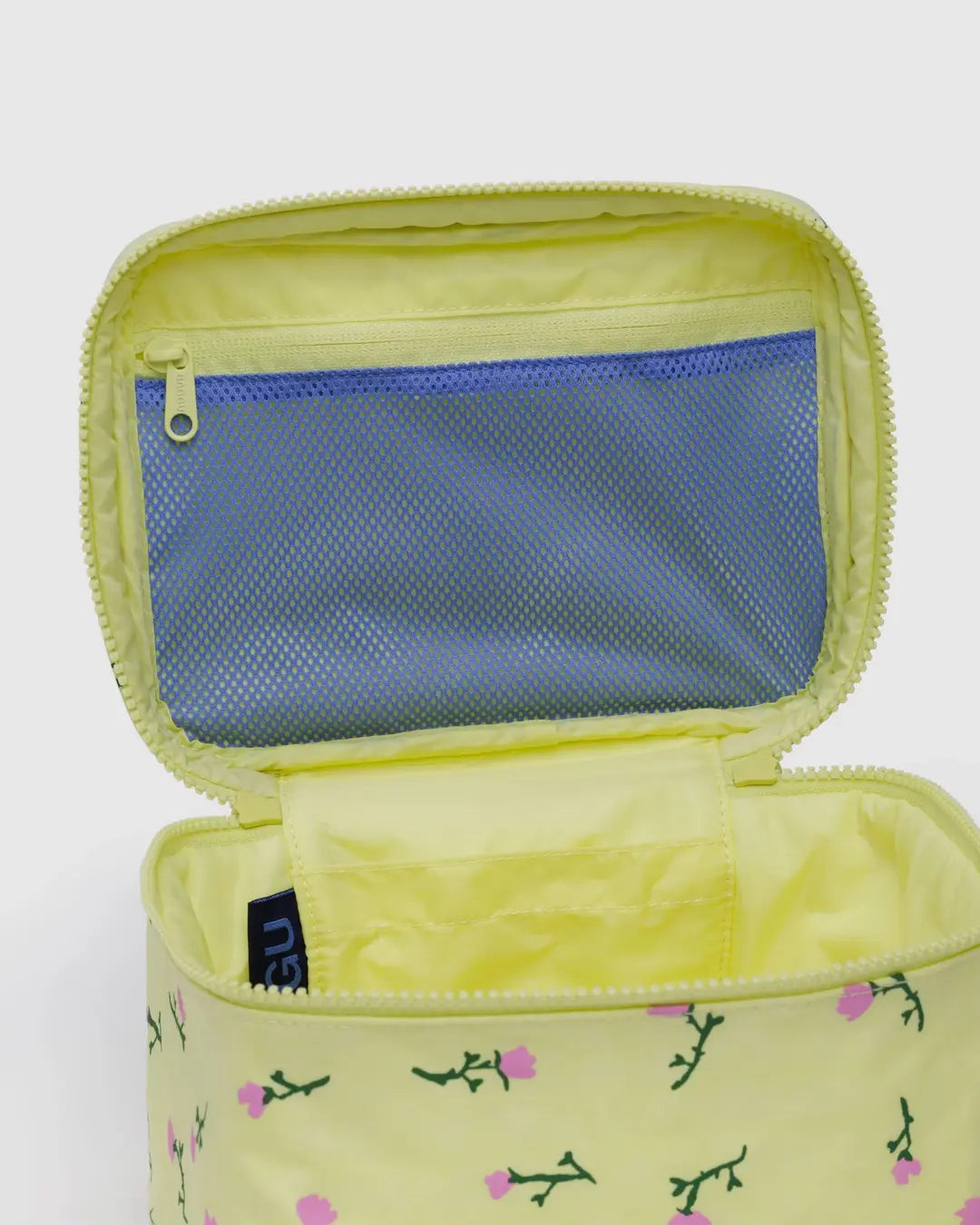 Large Cosmetic Case - Painted Wildflower image 1