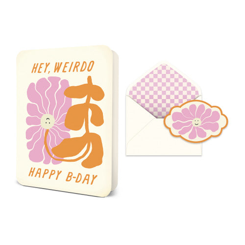 Hey, Weirdo Birthday Card image 0