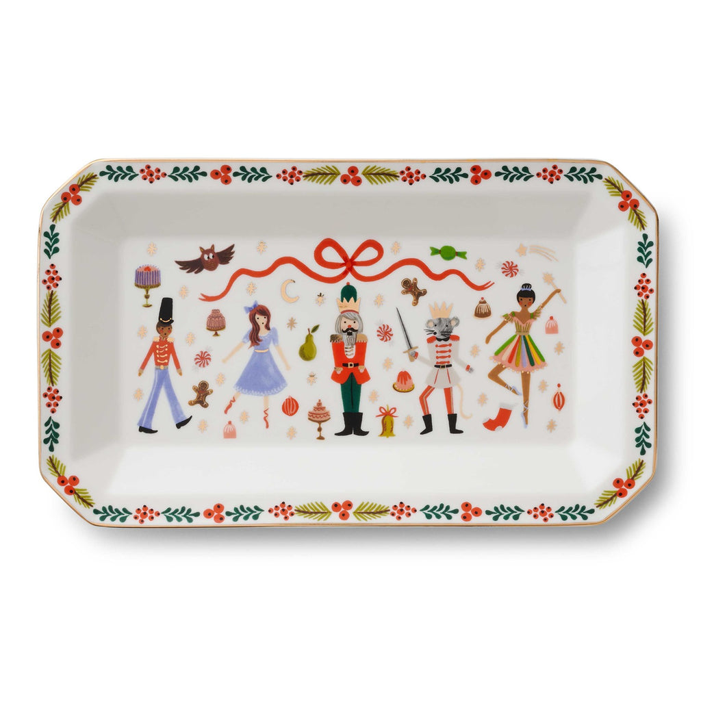 Nutcracker Large Porcelain Catchall Tray image 0