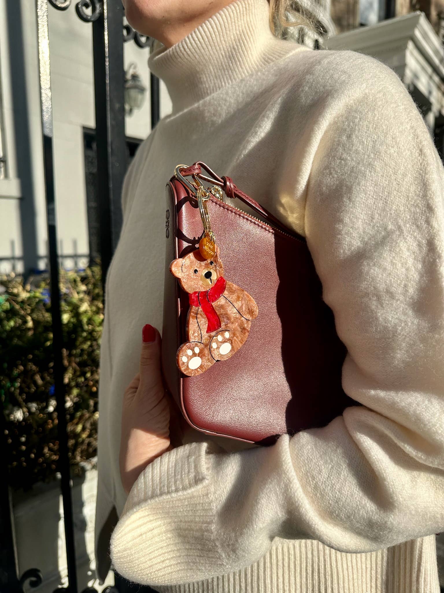 Teddy Bear Bag Charm
