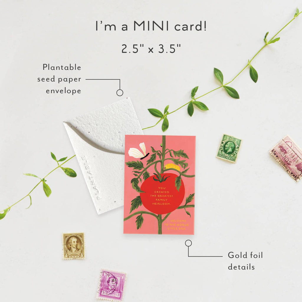 Heirloom - Baby Card (Mini) image 1