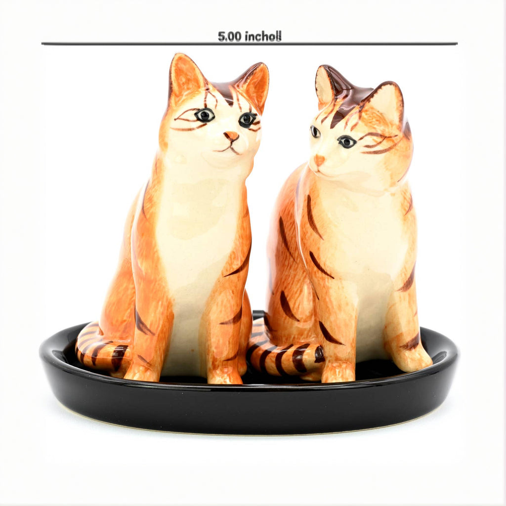 Salt and Pepper Shaker - Orange Tabby image 3