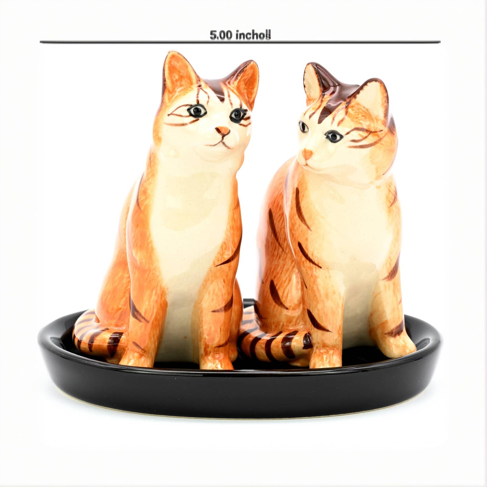 Salt and Pepper Shaker - Orange Tabby image 3