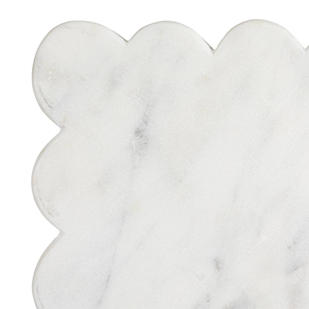 Marble CheeseBoard w Scalloped Edge image 2