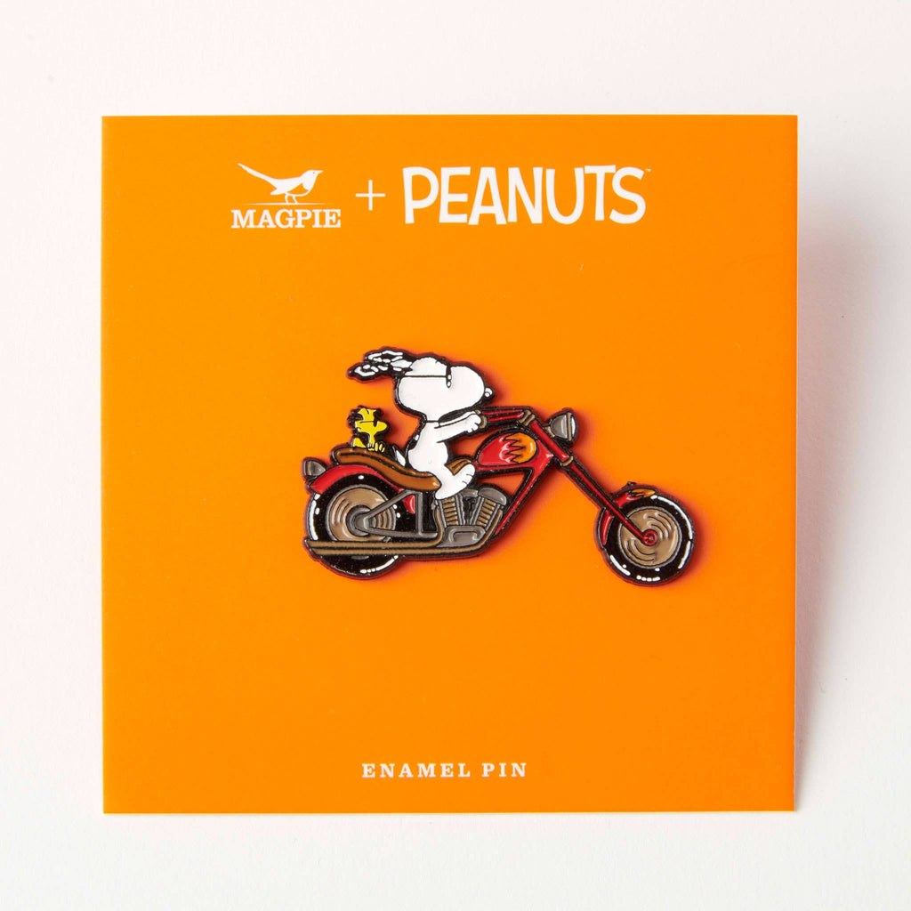 Peanuts Pin - Biker