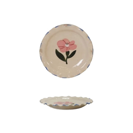 Hand-Painted Stoneware Plate image 4