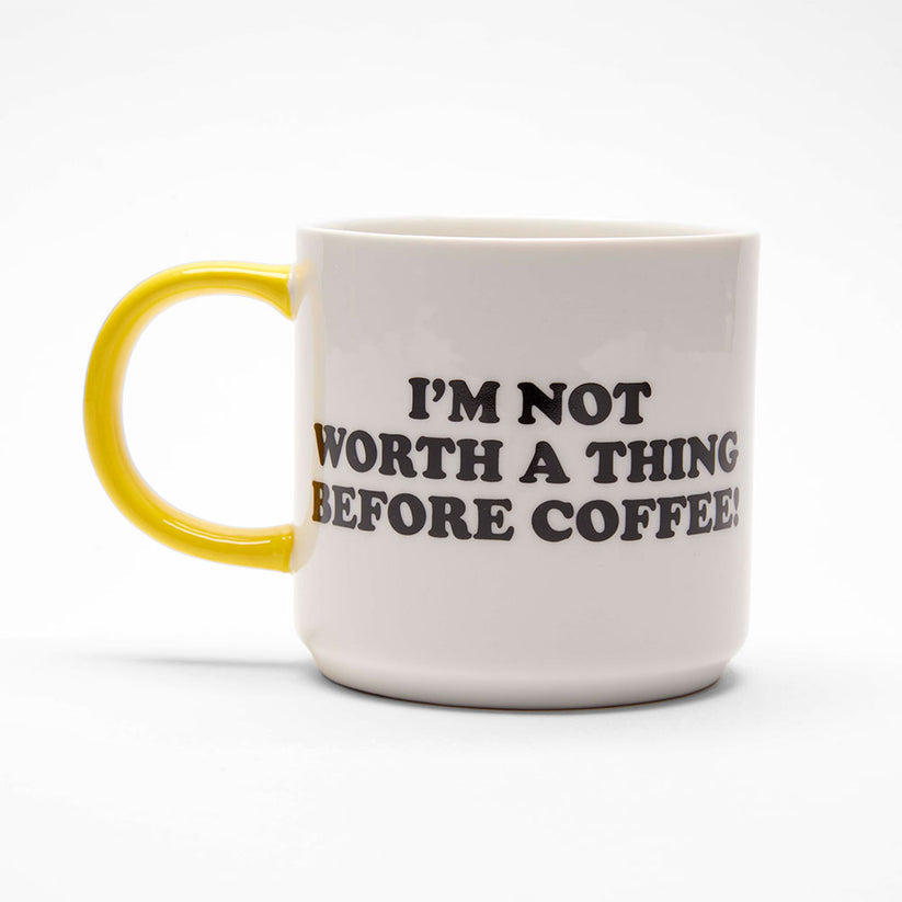 Peanuts Mug - I'm not worth a thing image 1