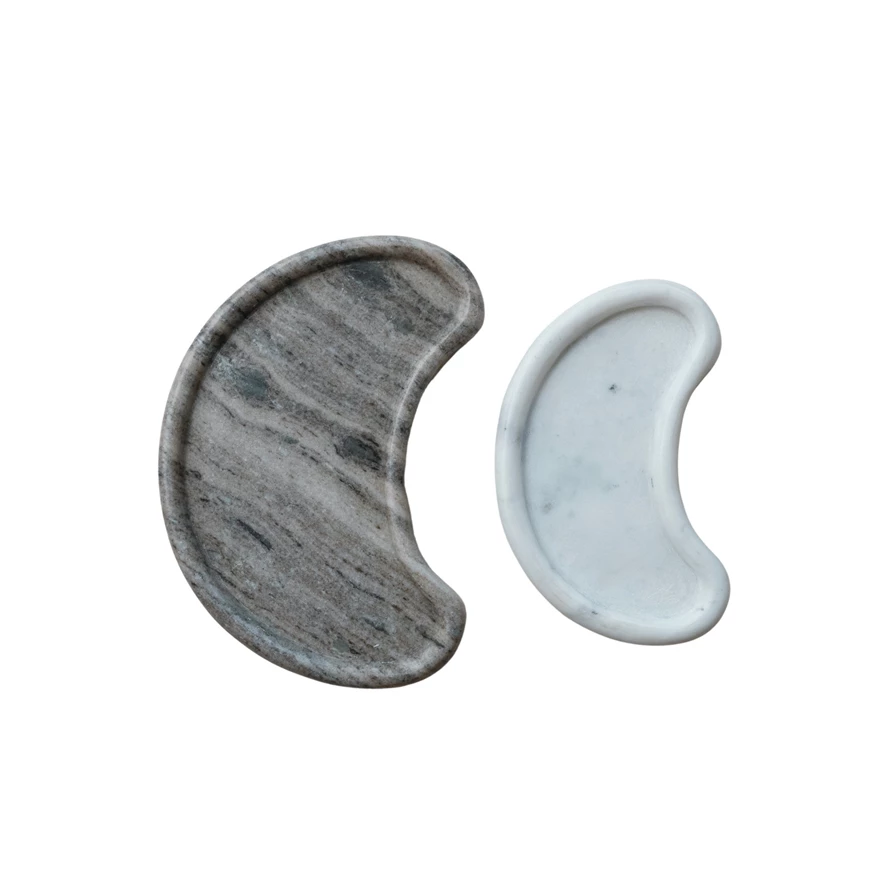 Marble Kidney Shaped Tray image 0