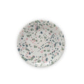Catalina Coupe Salad Plate - Mint Hibiscus
