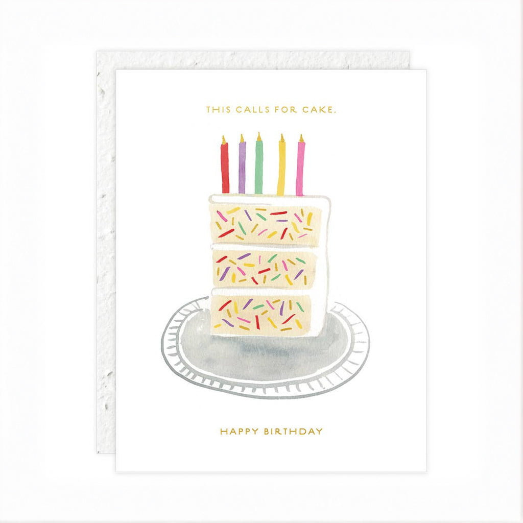 Cake Slice - Birthday Card image 0