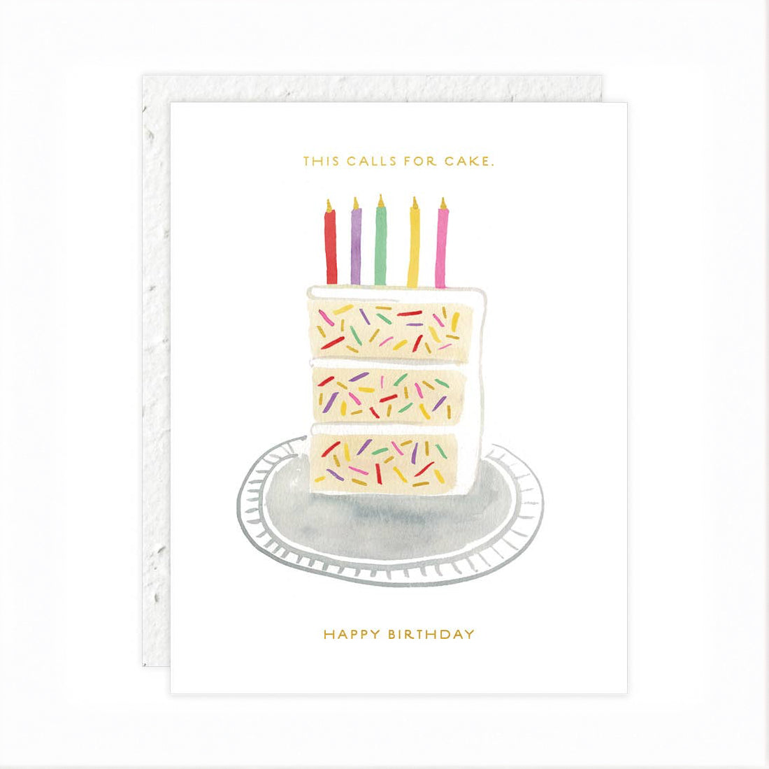 Cake Slice - Birthday Card image 0