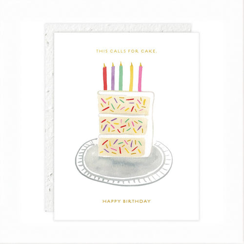 Cake Slice - Birthday Card image 0
