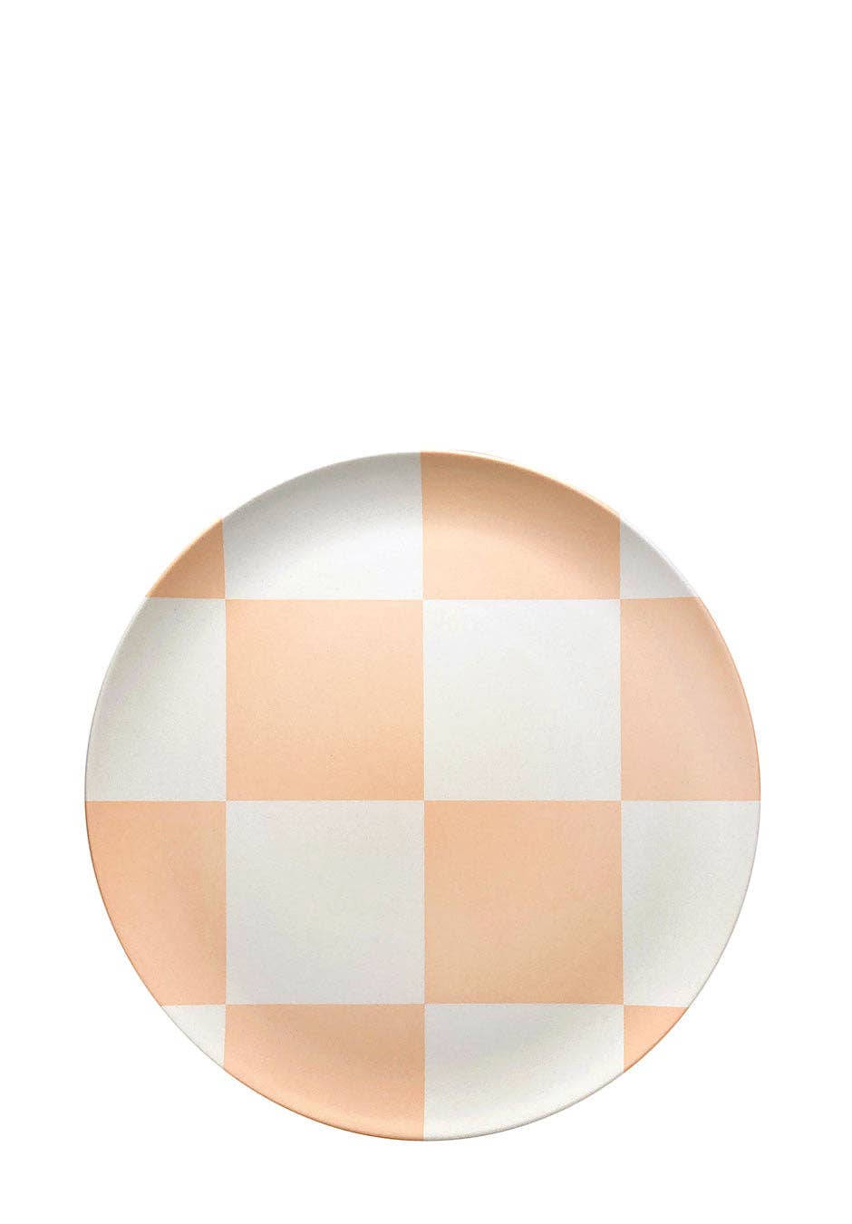 Pink Check Side Plate