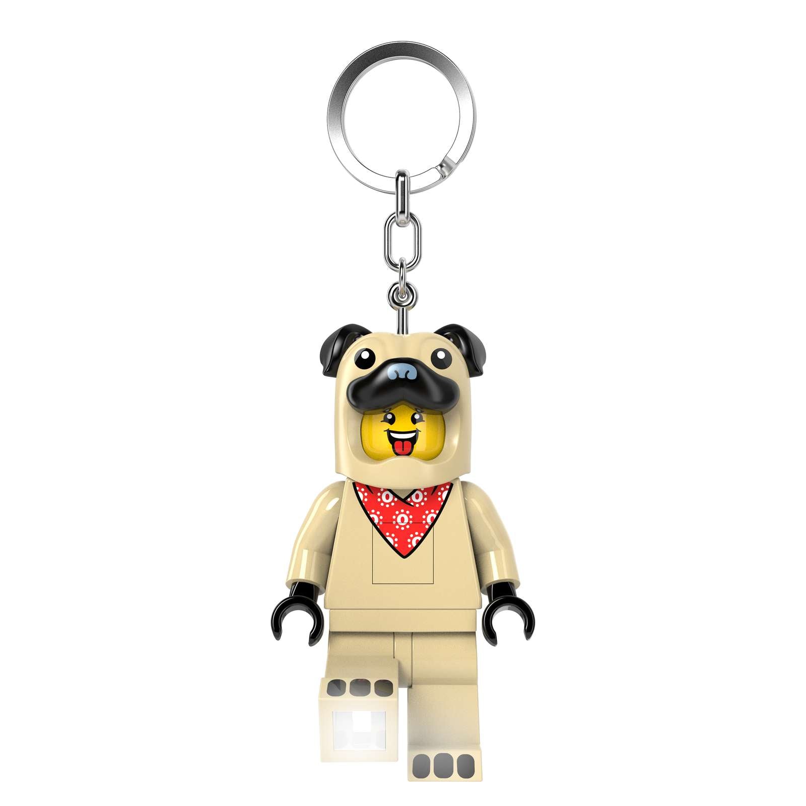 Lego Keychain - Pug Guy image 0