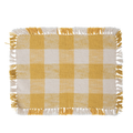 Cotton Placemat with Buffalo Check and Fringe image 0