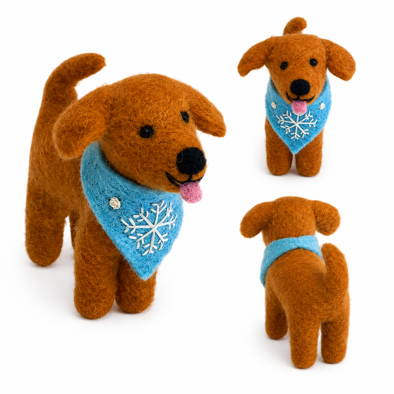 Felt Ornament - Labrador Retriever Ornament (Assorted Colors): Yellow