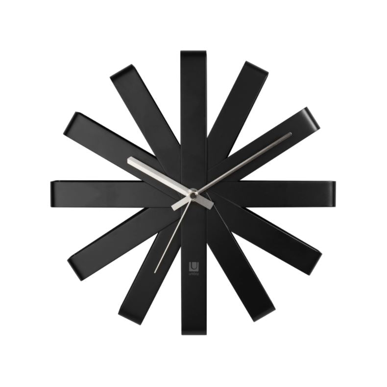 Metal Ribbon Wall Clock image 1