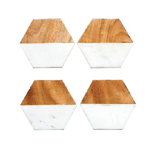 Hexagon Coasters-Set of 4 image 0