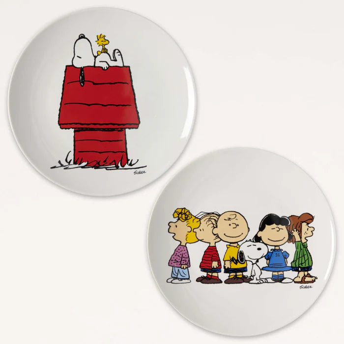 Peanuts Plates Set of 2 image 0