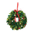 Wool Felt Wreath Ornament - 7" image 0