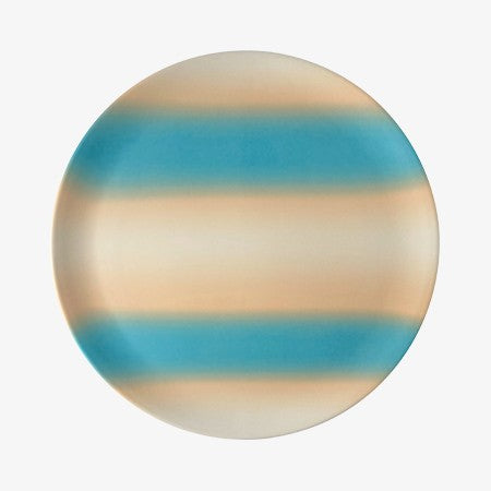 Soft Stripe Blue Dinner Plate image 0