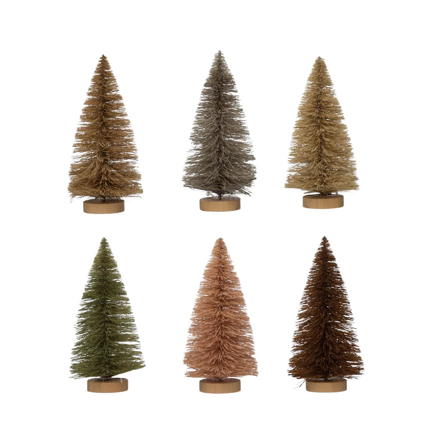 Sisal Bottle Brush Tree - 6" H image 0