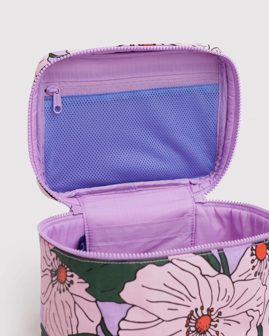 Large Cosmetic Case - Pink Poppy image 1