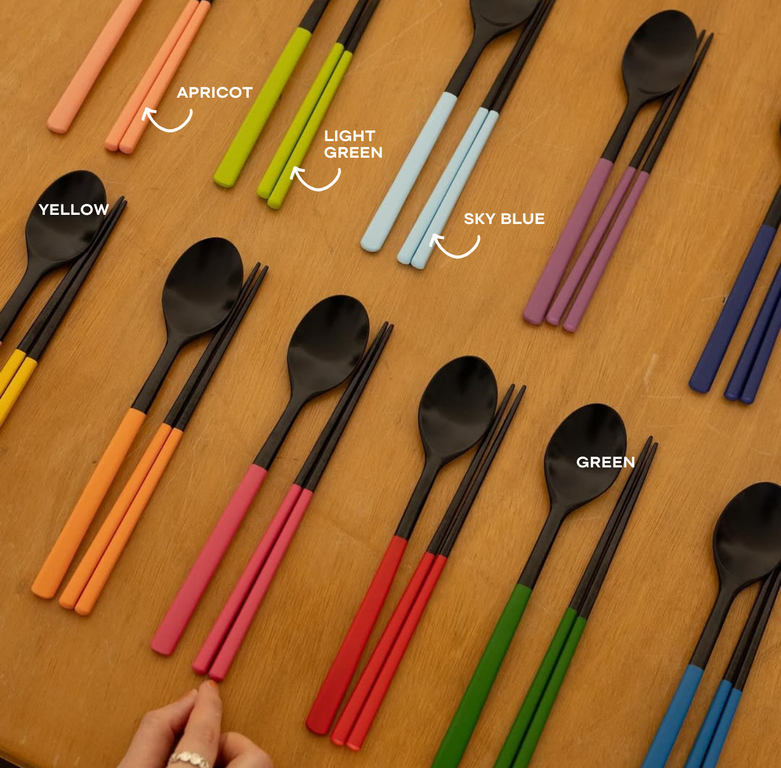 Melrose Wooden Spoon & Chopstick Set image 2
