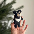 Felt Finger Puppet - Bear & Panda image 2