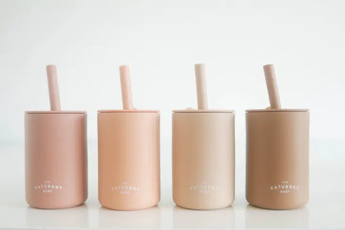 Baby Silicone Straw Cup image 1