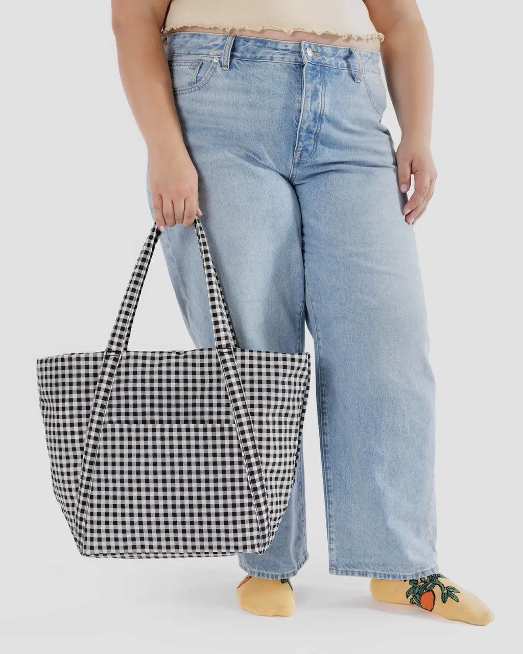 Cloud Bag - Black & White Gingham image 1